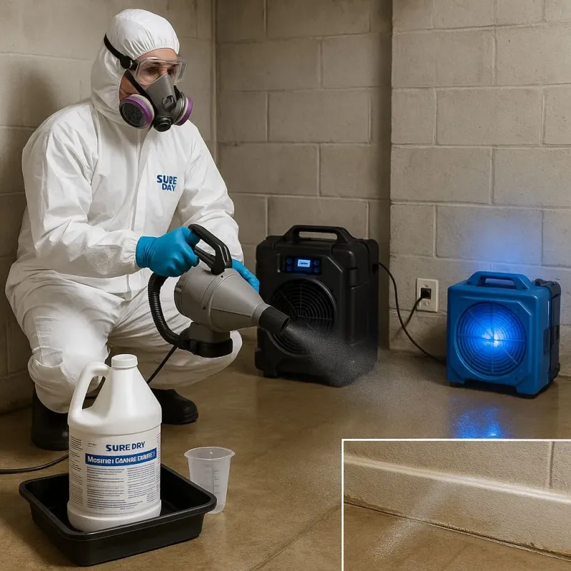 Sanitization and Odor Removal process in Sun City Center, FL